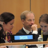 Sweden @ UN COP21 treaty Signature