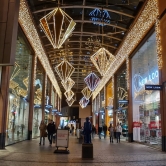 Wide shot Christmas decoration