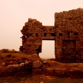 Behind the broken walls