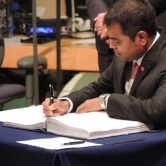 Minister of Environment and Energy of Maldives, Thoriq Ibrahim