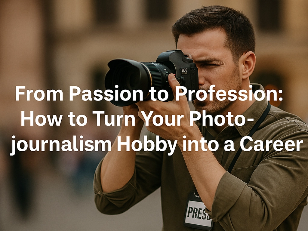 From Passion to Profession: How to Turn Your Photojournalism Hobby into a Career